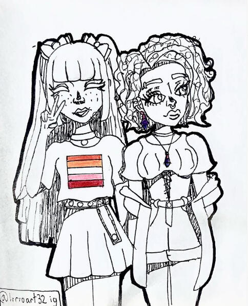 Pride month / traditional sketch